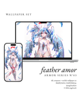 feather armor 4K wallpaper set