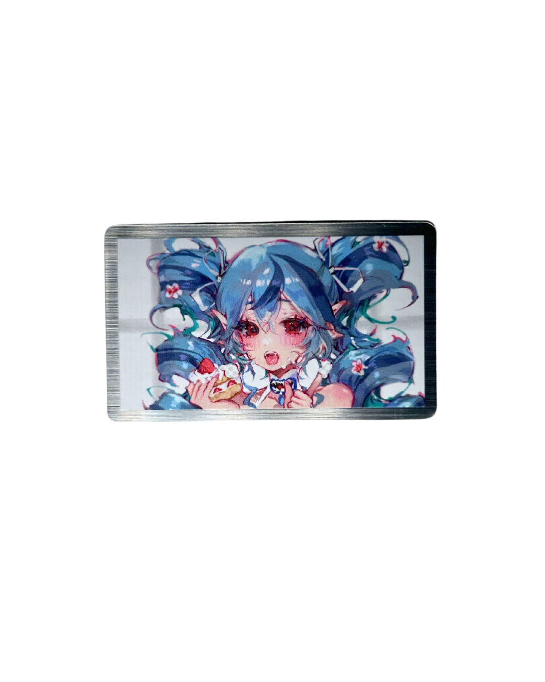 strawberry shortcake silver sticker