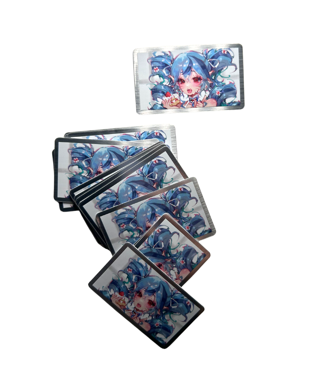 strawberry shortcake silver sticker