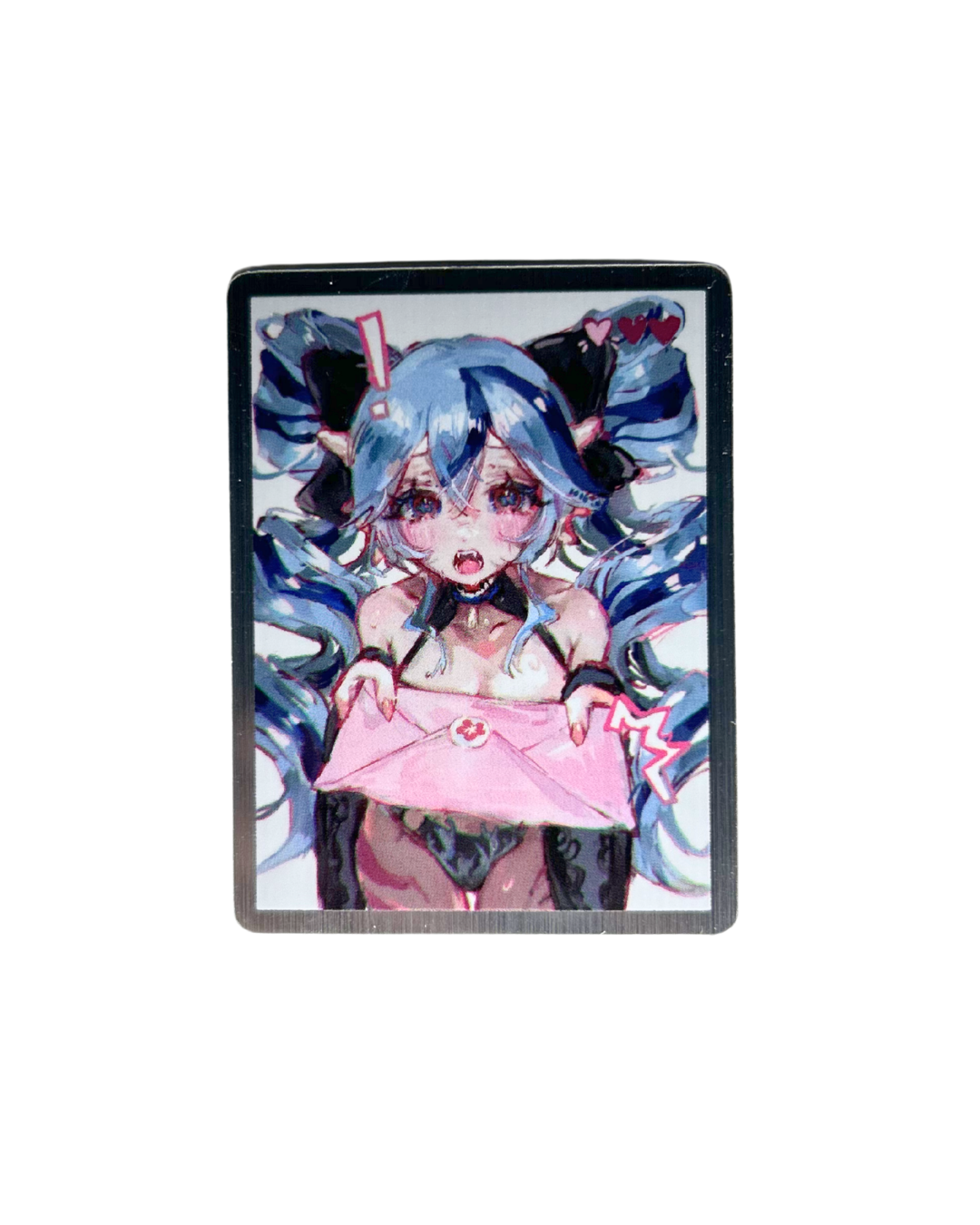 "will you join my mail club?" silver sticker