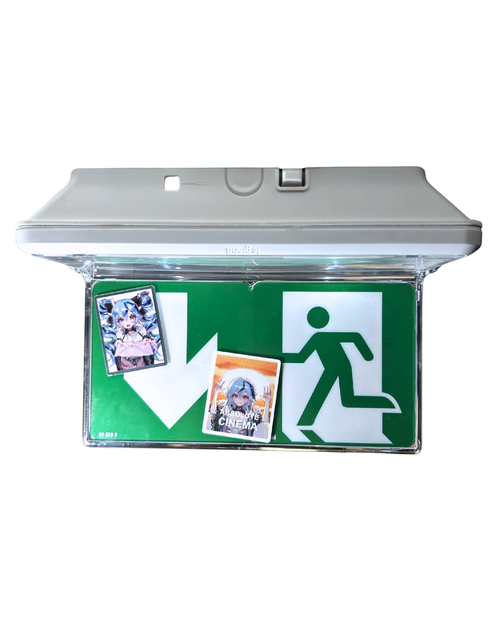 "will you join my mail club?" silver sticker