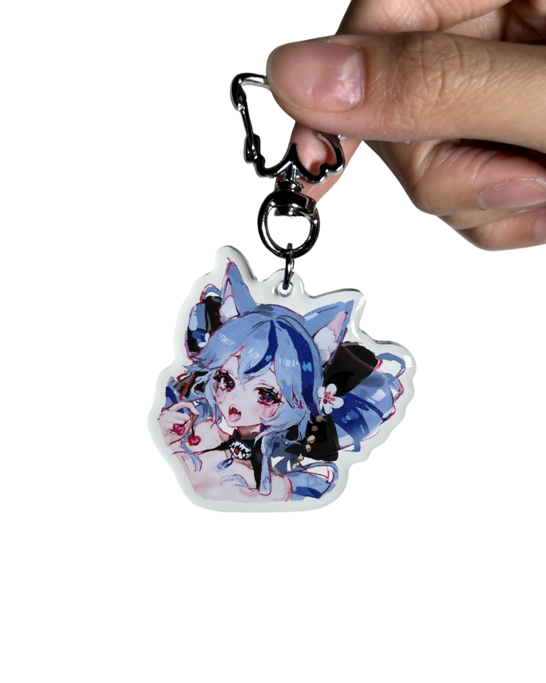 fox angeloush reference keychain