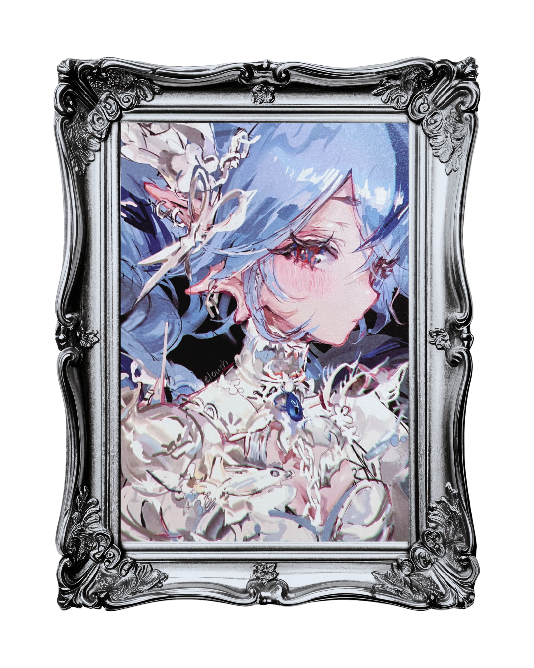metal armor hand-signed & numbered A5 print