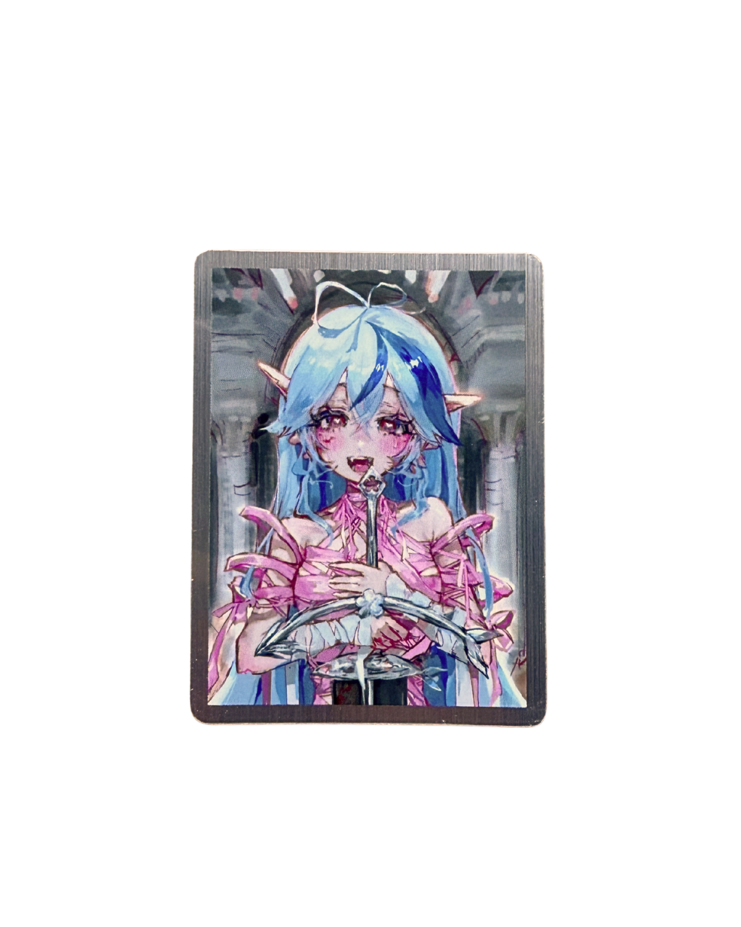 ribbon armor silver sticker