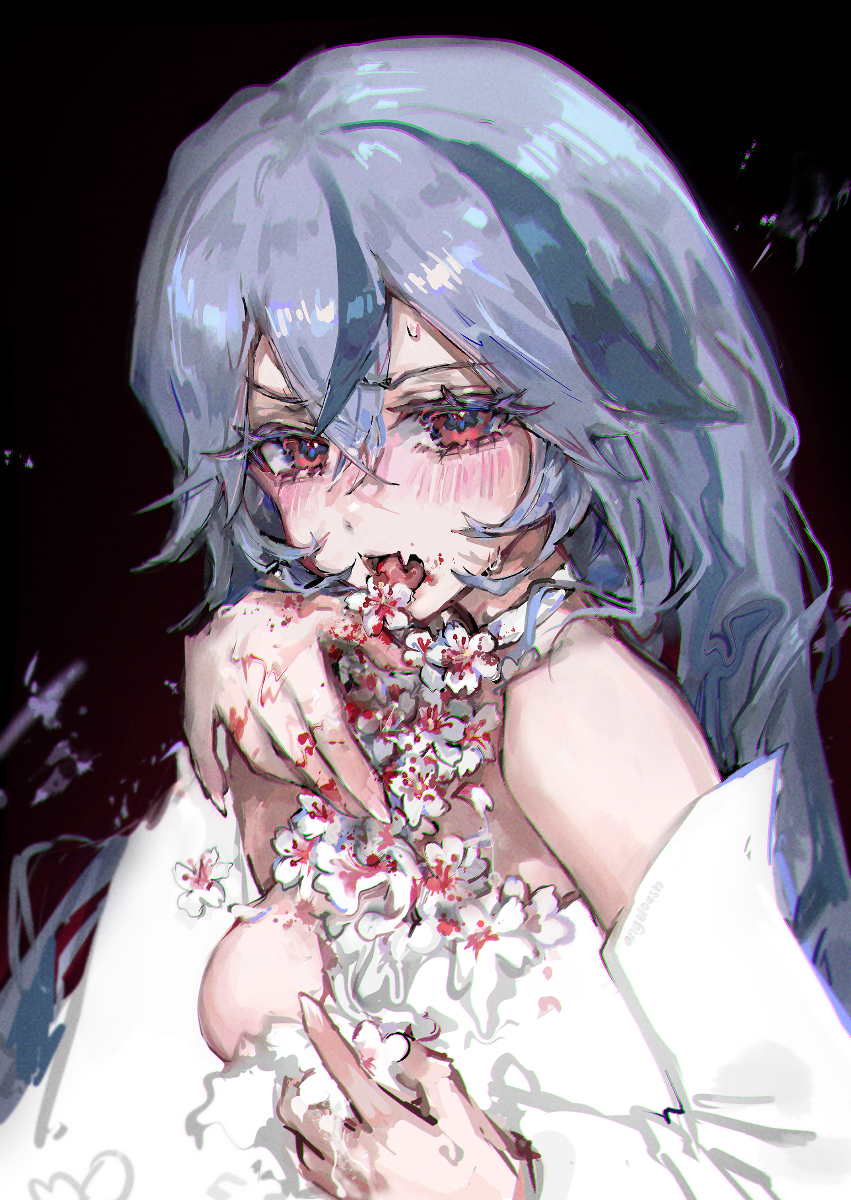 hanahaki disease silver sticker