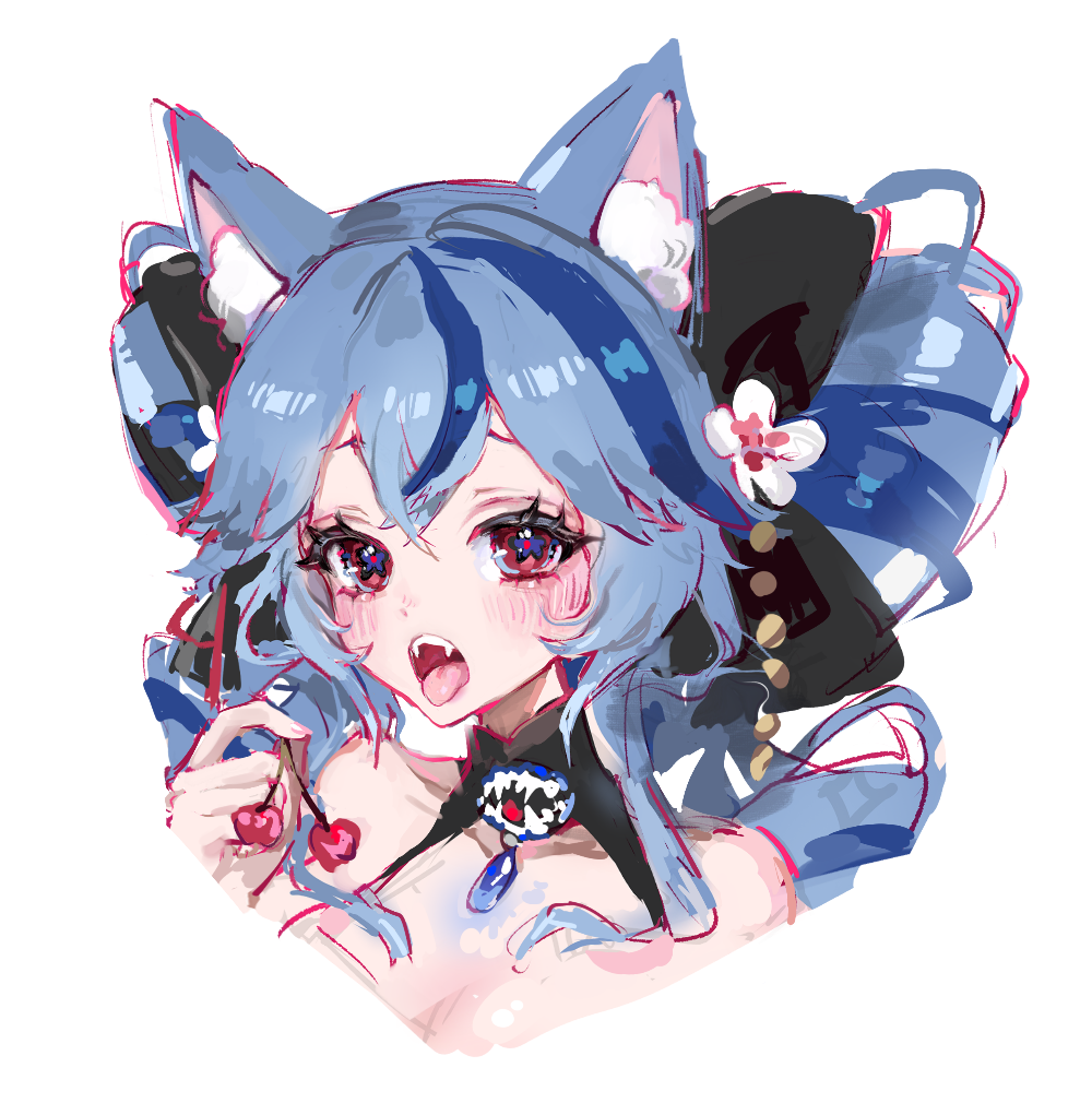 fox angeloush reference keychain