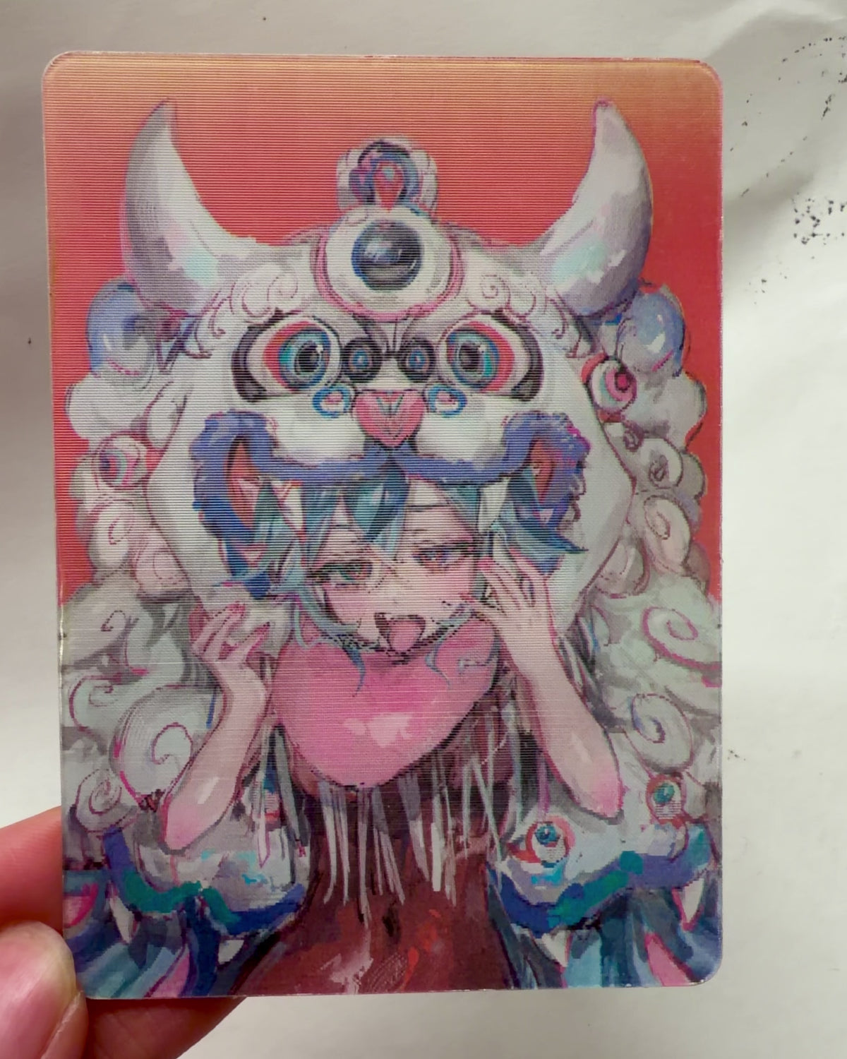 monster armor lenticular card – angeloush