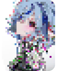 time armor illustration, pixellated.